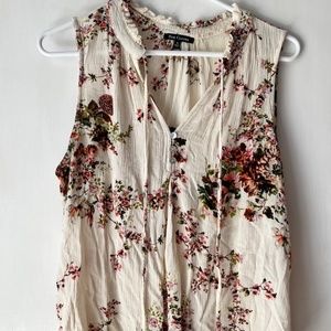 Pink Clover Floral XL Floral Tunic